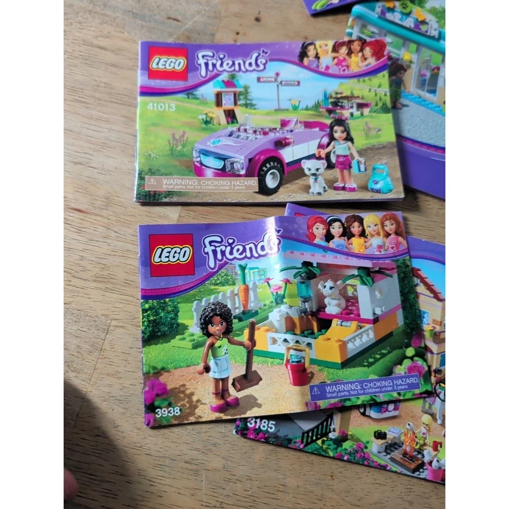 LEGO FRIENDS Instruction Manuals: Lot of‎ 16 Booklets, 41007 41055 3063 And More